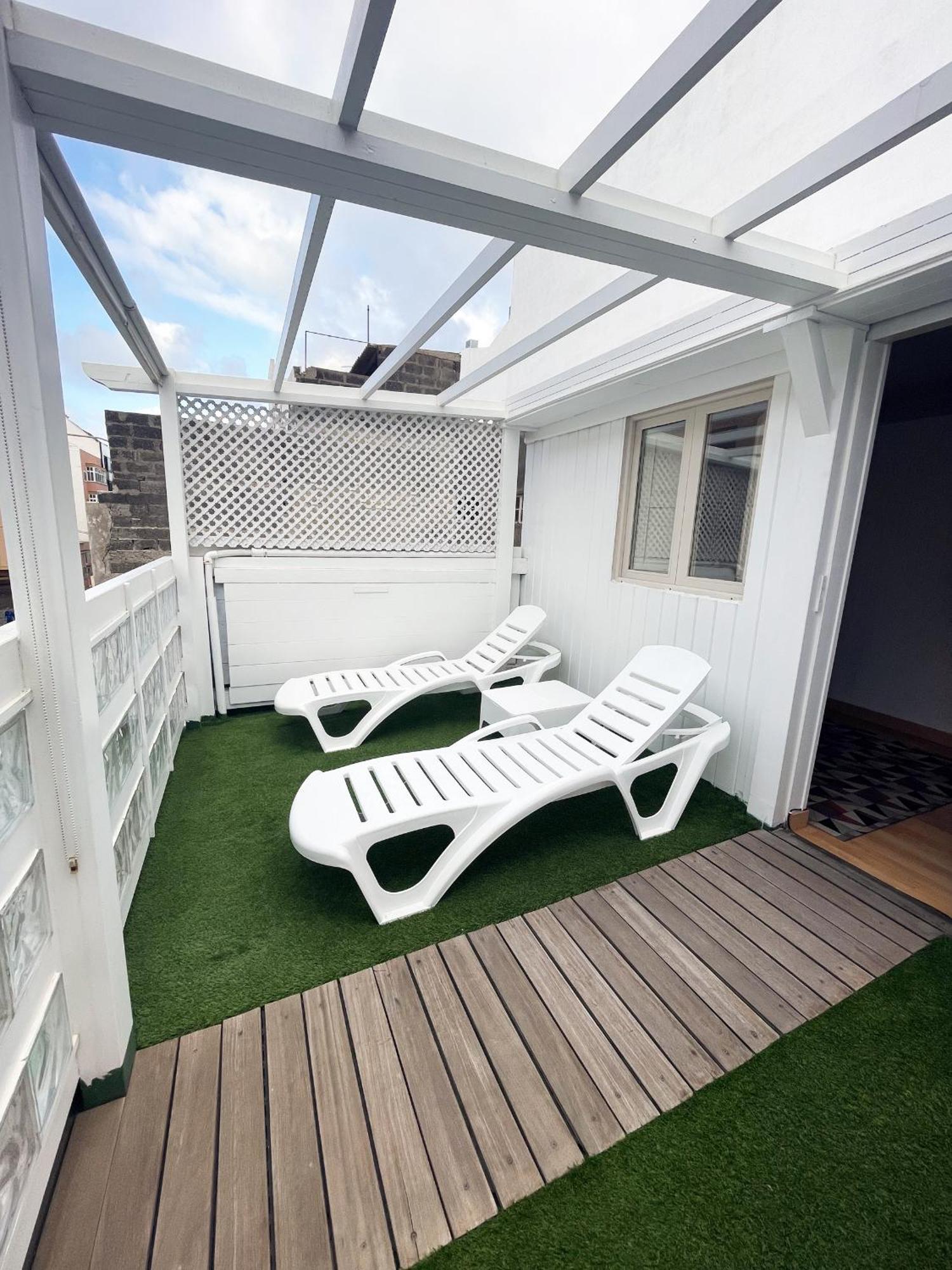 Casa Ines Terraza Villa ลาสปัลมาส เด กรานคานาเรีย ภายนอก รูปภาพ